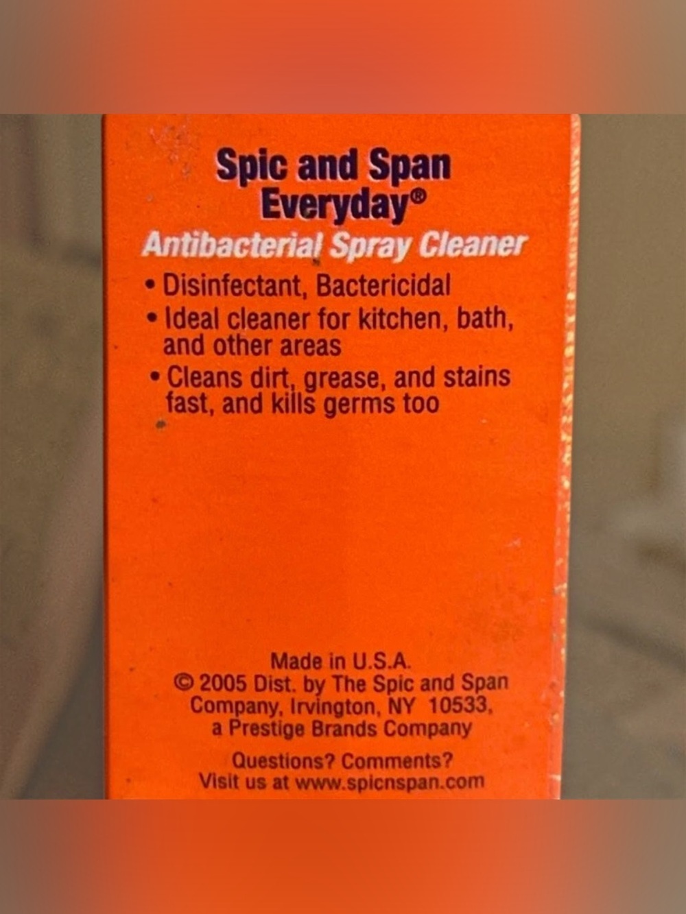 Spic and Span Extra Strength Powder Sun Fresh 27 Oz Discontinued 2005 VTG - Picture 3 of 3
